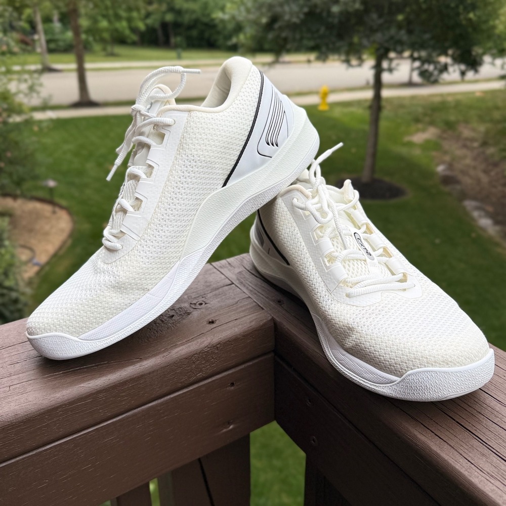 TYR CXT-2 Trainer Men Size 12 White Excellent CrossFit Gym Training Shoes